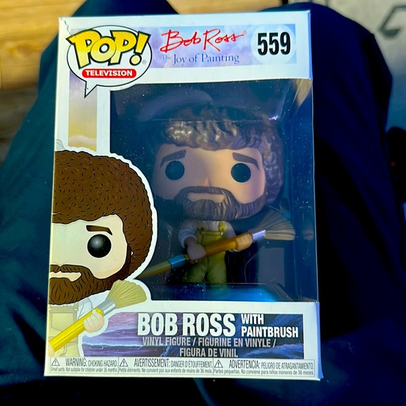 Bob Ross w/ paintbrush Funko Pop! #559 from Bob Ross the joy of painting - Picture 1 of 4